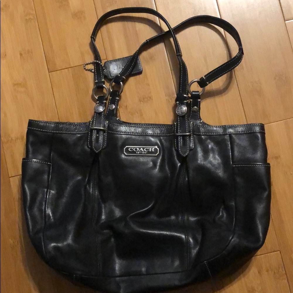 Coach leather purse